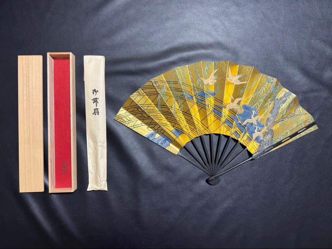 仕舞扇② 京都、十松屋福井扇舗の紺地金橘亀甲尺一扇 2025年最新】十松屋福井扇舗の人気アイテム - メルカリ