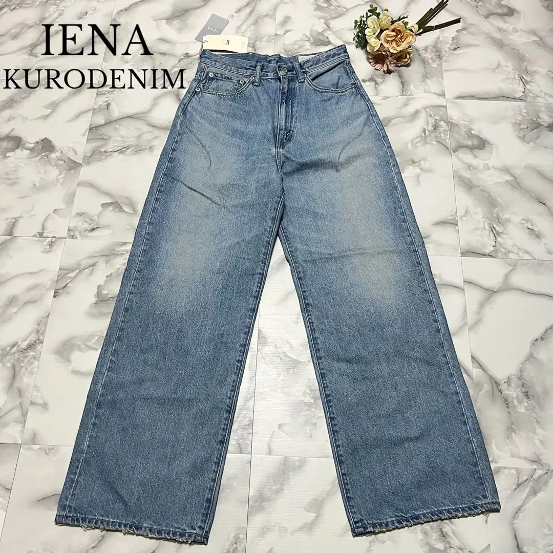 IENA【KURO/クロ】別注 クロップドデニムシャツ KURO/クロ】別注 クロップドデニムシャツ（シャツ／ブラウス