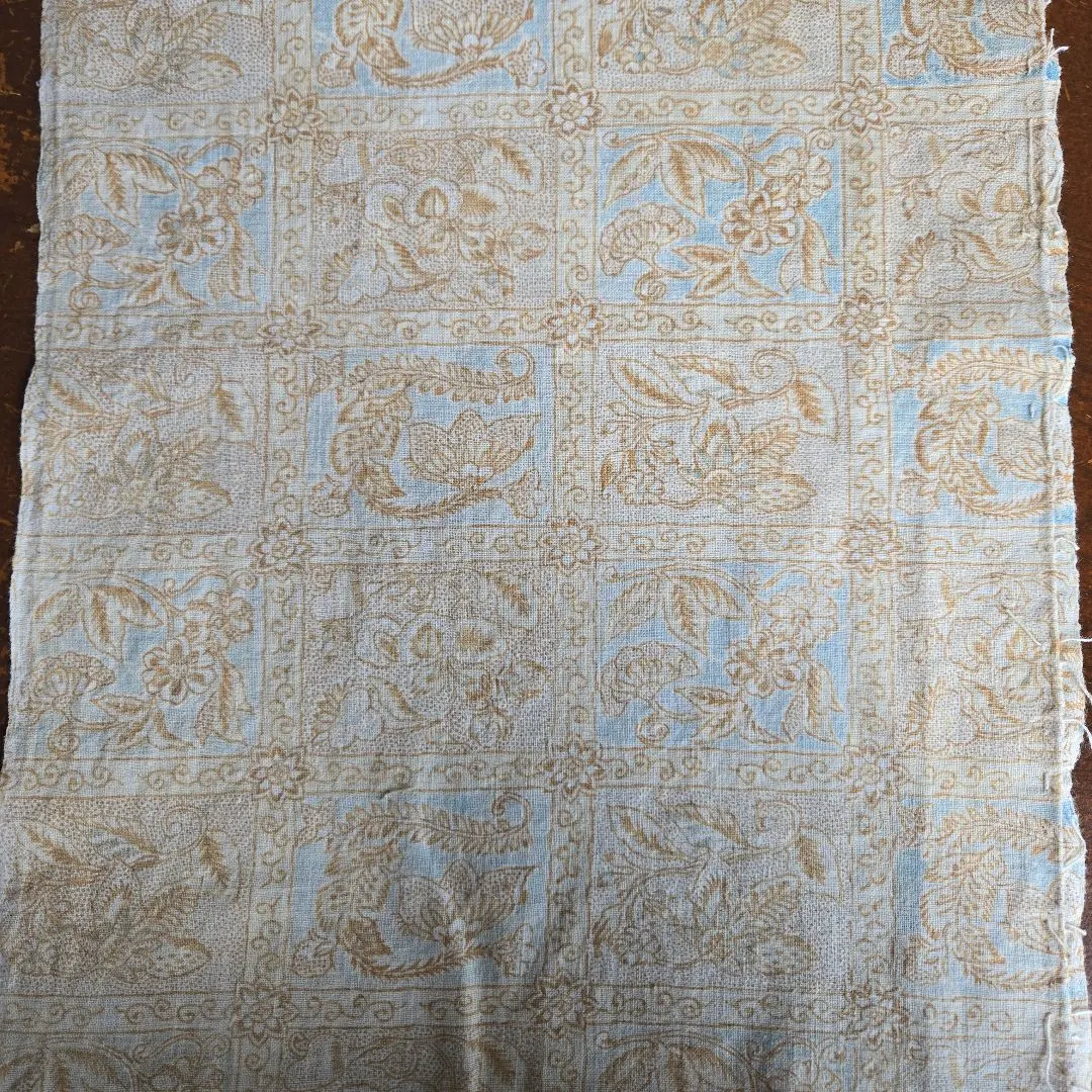 Thumbnail of Old Cloth, Japanese Sarasa, Sakai Sarasa, Cotton, Scrap Fabric, W63, Katazome (stencil dyeing), Indigo Dye, Edo Period