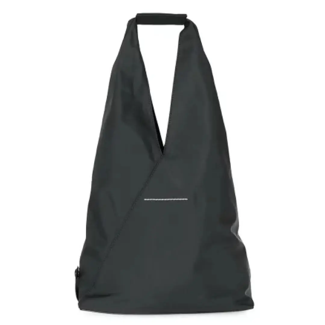 MM6 Maison Margiela ブラックエコバッグ MM6 エムエムシックス メゾン マルジェラ MAISON MARGIELA
