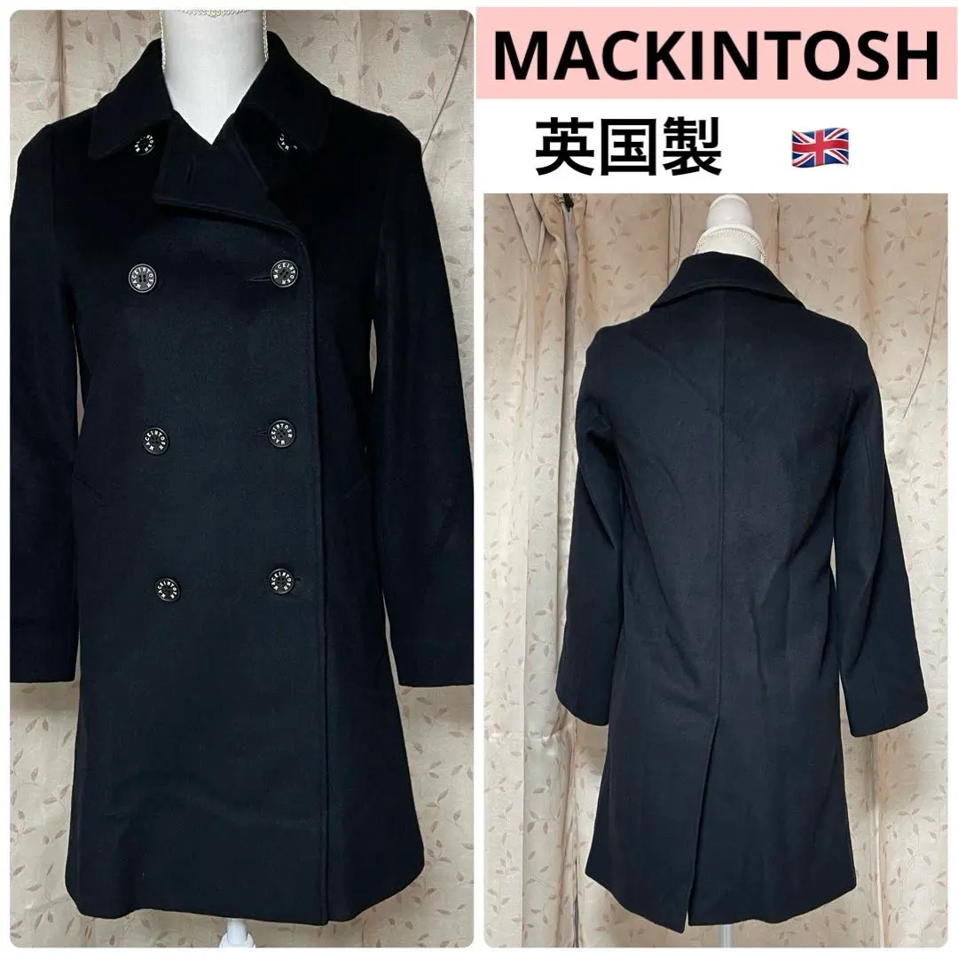 Thumbnail of MACKINTOSH Mackintosh Wool Pea Coat 30 Black Made in England