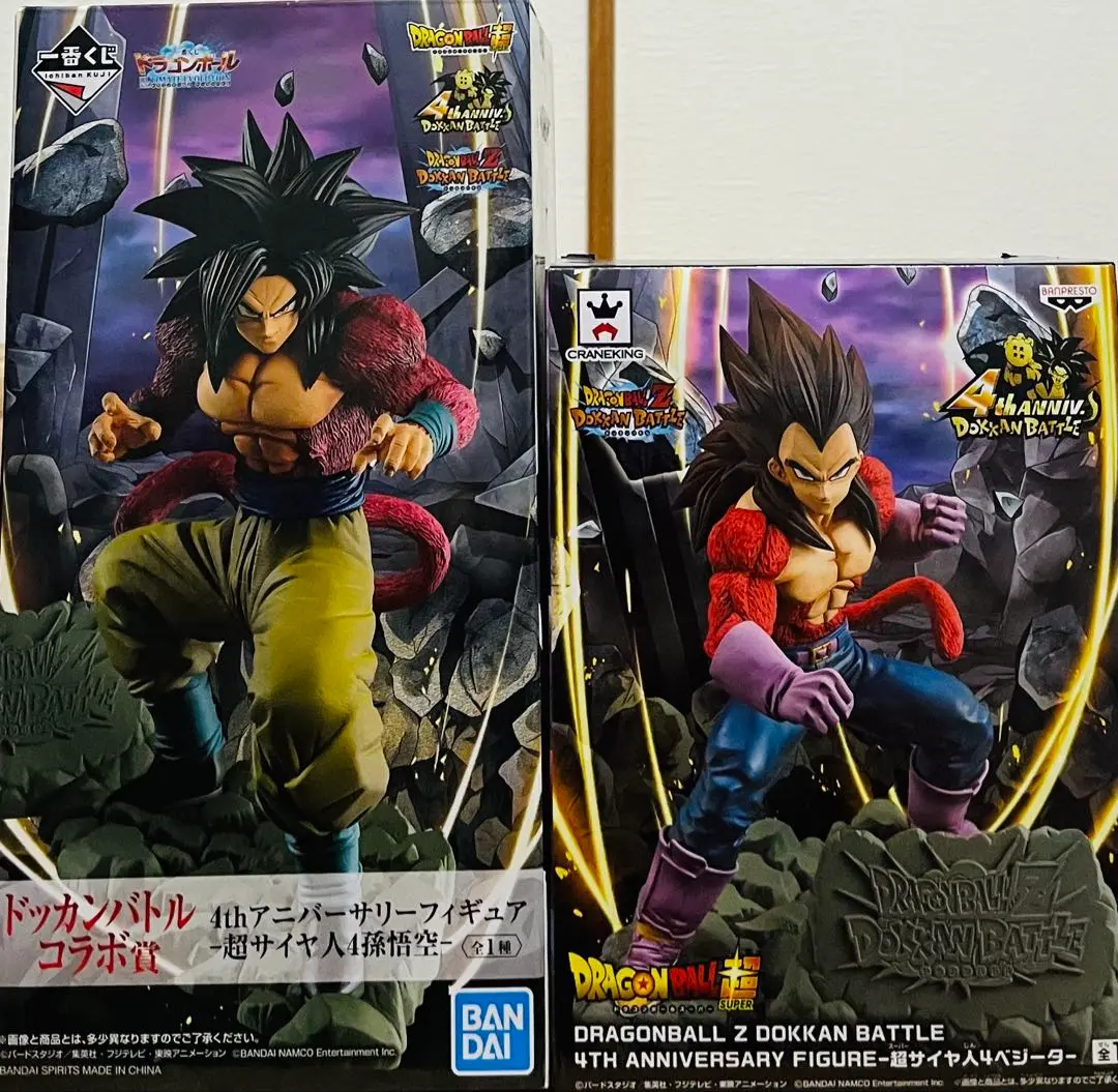 ドラゴンボール フィギュア ドッカンバトル4周年 孫悟空 ベジータ Amazon | DRAGONBALL Z DOKKAN BATTLE 4TH ANNIVERSARY FIGURE