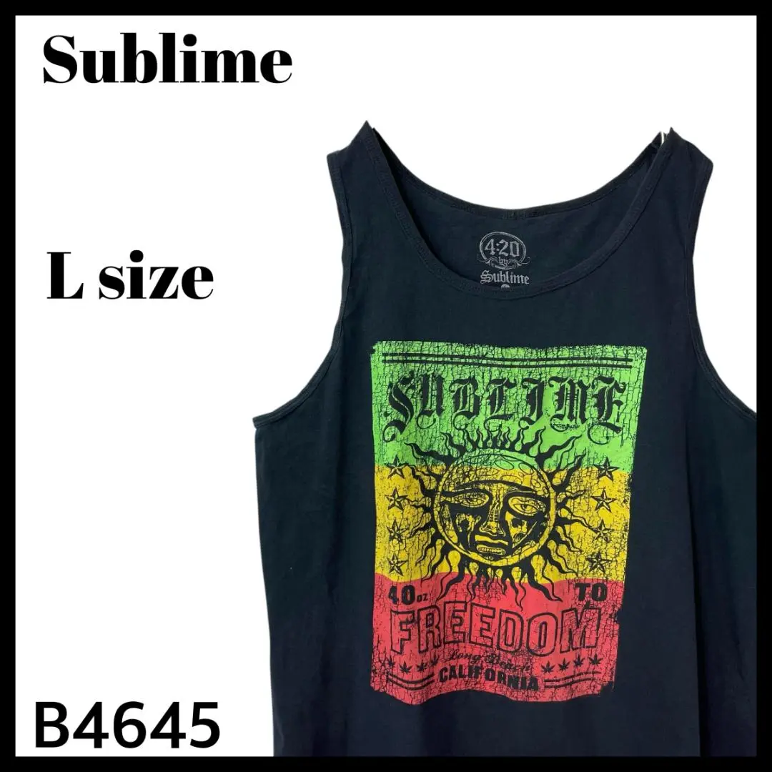 90's Sublime ブラック ノースリーブタンクトップ Amazon.com: 2Bhip Sublime Customer Sun Adult Short Sleeve