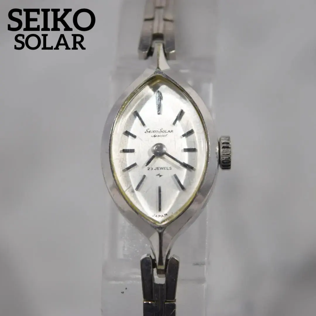 Thumbnail of Excellent condition 1960s Seiko Solar hand-winding ladies' watch