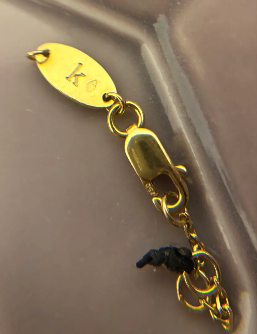 ◆ redLine レッドライン K18 パーツ ブレスレットでした◆ 美品 redline レッドライン K18 SMILEY CHAINE パヴェ