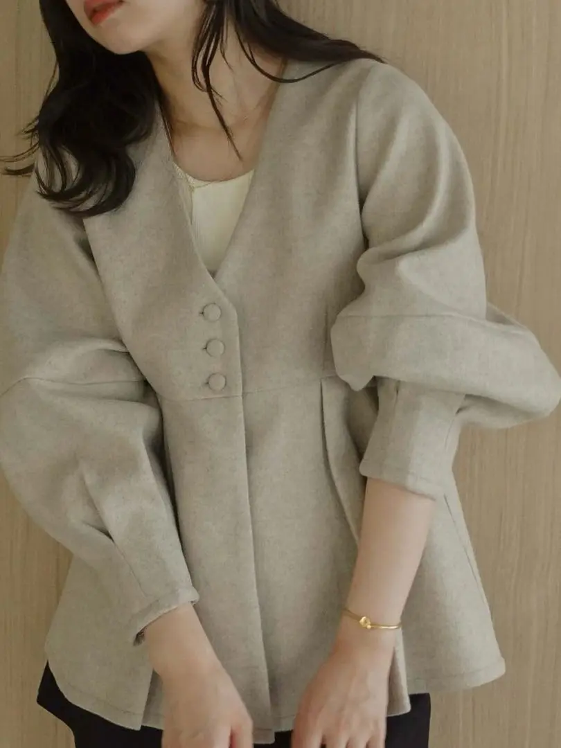 ジャケット・アウター Alumu. melton peplum button tops 2025年最新】Melton peplum buttonの人気アイテム - メルカリ