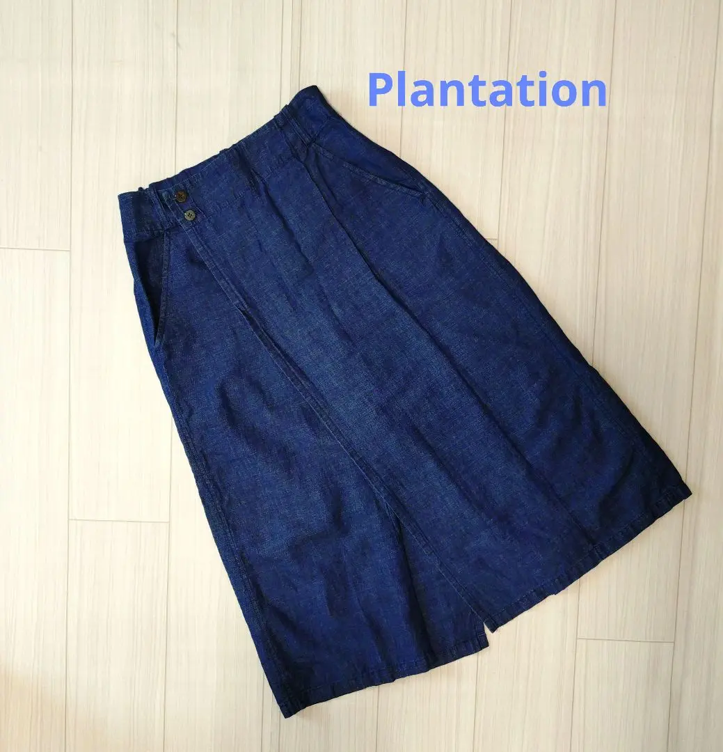 【売約済】plantation プランテーション　ワイド デニムパンツ　ガウチョ Plantation プランテーション/WOMEN'S Bottoms(価格(安い順))| A