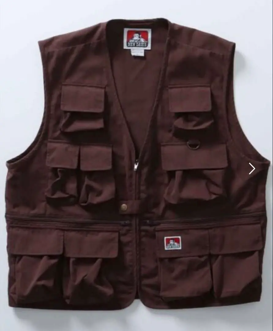 90s ベンデイビス　フィッシングベスト　ミリタリーベスト　黒　ベスト BEN DAVIS（ベンデイビス）の「BEN DAVIS FISHING VEST（ベスト
