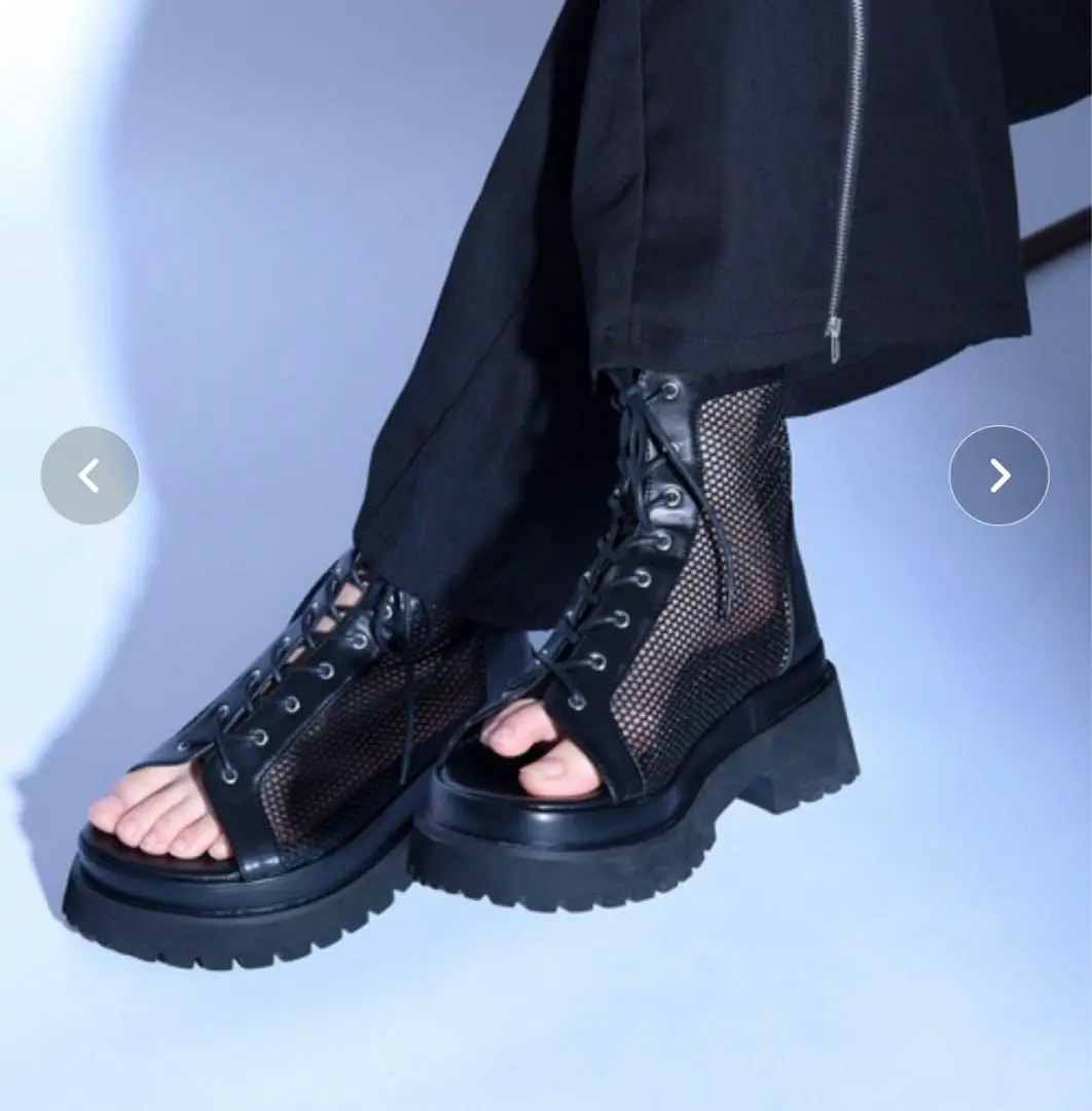 『新品未使用』Ellno Loset メッシュブーツサンダル L サイズ Ellno Loset サンダル メッシュブーツサンダル メンズ