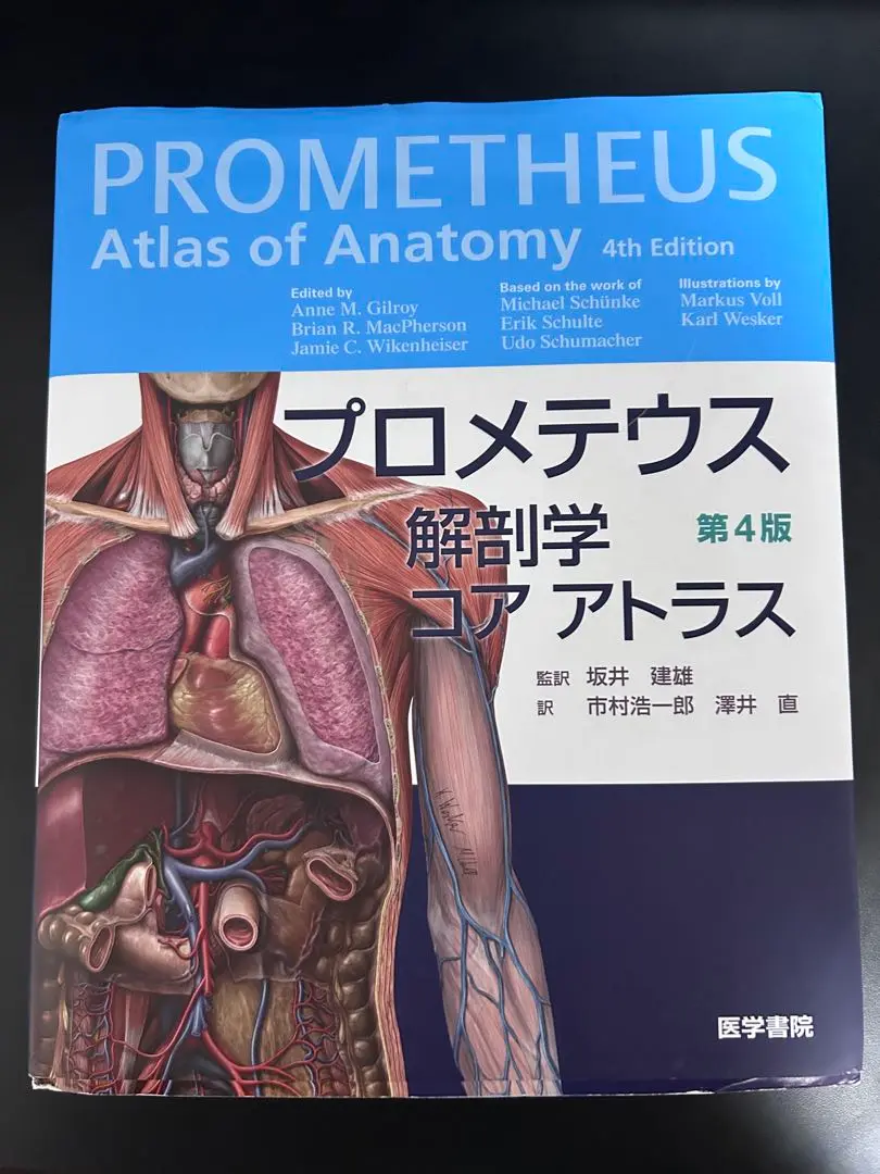 【新品未開封】プロメテウス解剖学コアアトラス　第4版 プロメテウス解剖学 コア アトラス 第4版 | 書籍詳細 | 書籍