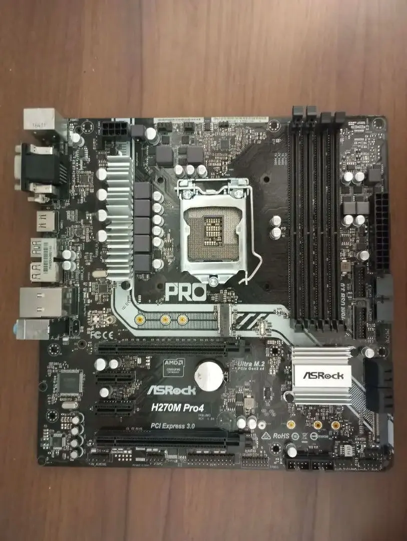 ASRock H270M Pro4 マザーボードとCore i5-7400セット Amazon | ASRock Intel H270チップセット搭載 Micro ATX