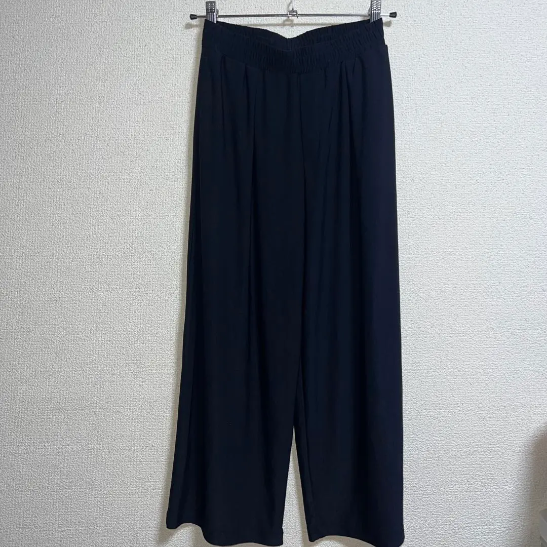 Thumbnail of Wide pants, navy, with pockets