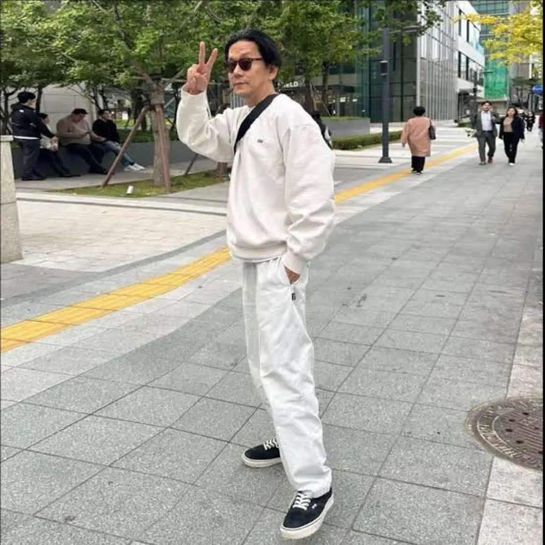 90s オールドステューシー　ビンテージチノパン　ピスネームロゴ　ホワイト 2025年最新】STUSSY カラー：ホワイト系 チノパンの人気アイテム