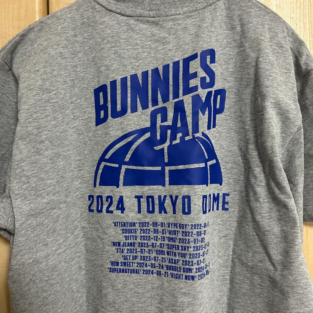 ニュージーンズ東京ドーム　Tシャツ青Mサイズ ニュージーンズ東京ドーム Tシャツ青Mサイズ