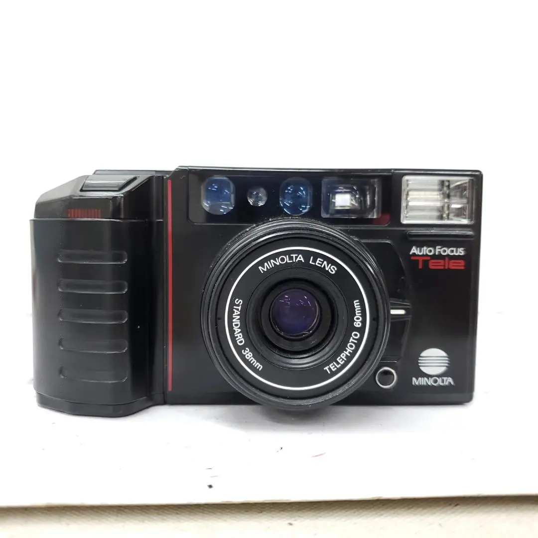 MINOLTA　AF-Tele　2台セット(^^) 完動品】Minolta AF-Teleフィルムカメラ 2単焦点モード