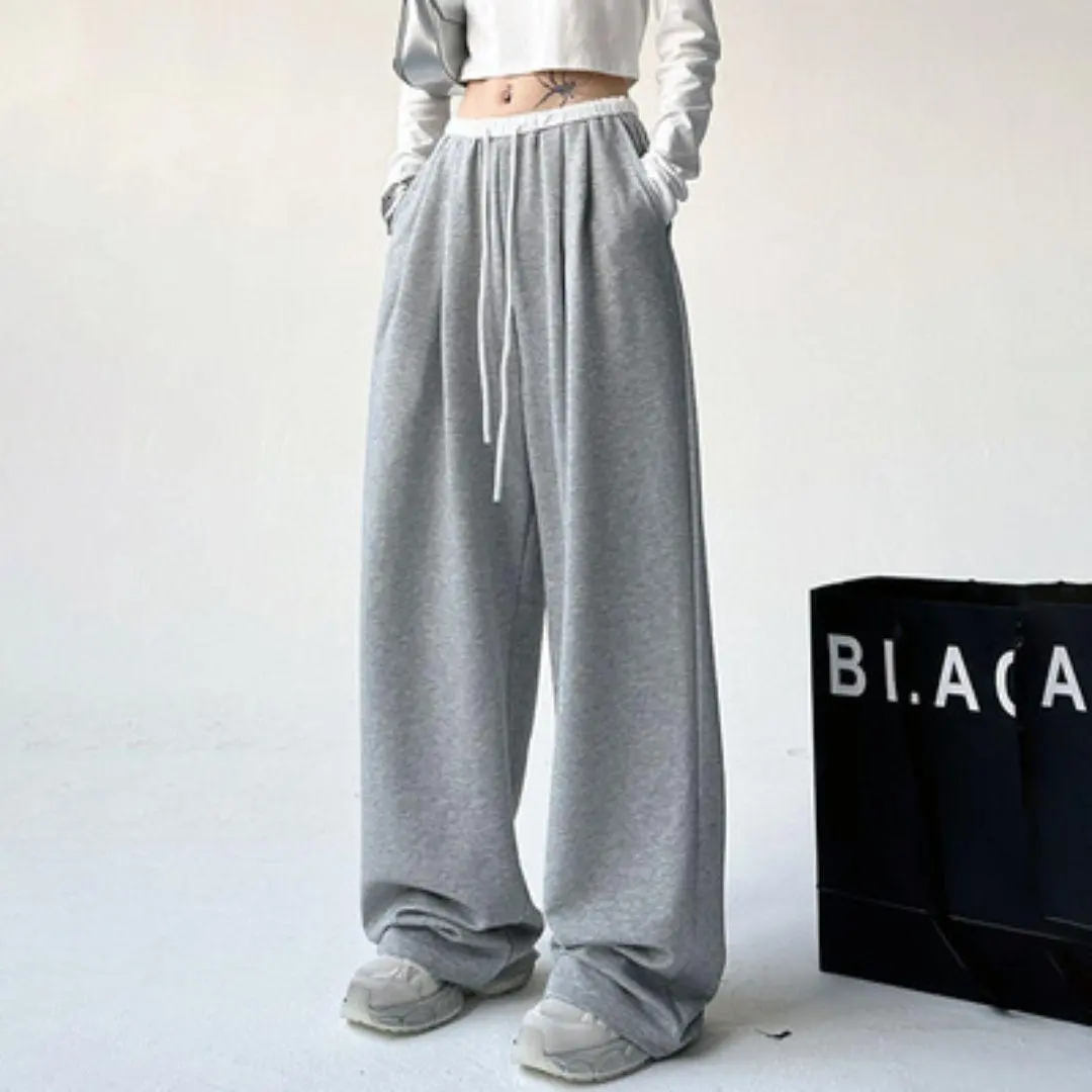 Thumbnail of M size, wide silhouette pants, gray, sweatpants, jersey