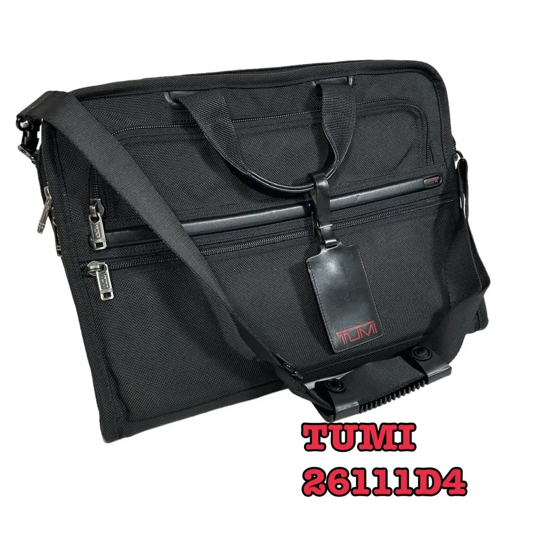数回の使用で状態良好！美品✨TUMI ビジネスバッグ ブラック 26111D4 2025年最新】tumi 26111d4の人気アイテム - メルカリ
