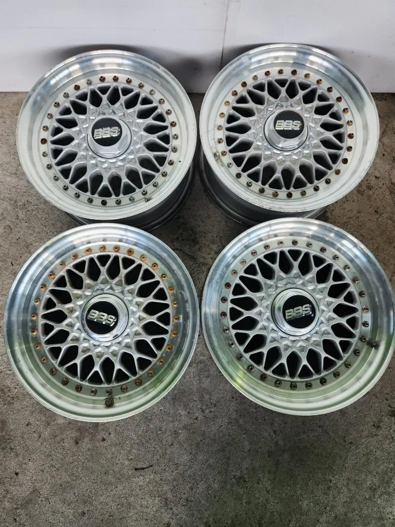 専用出品BBS 15/4H/100/6.5J ホイール２本① 2025年最新】bbs 15インチ 6.5jの人気アイテム - メルカリ
