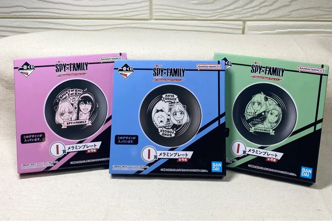 Thumbnail of ★Character Goods SPY x FAMILY Melamine Plate 3 Pieces (E-47)