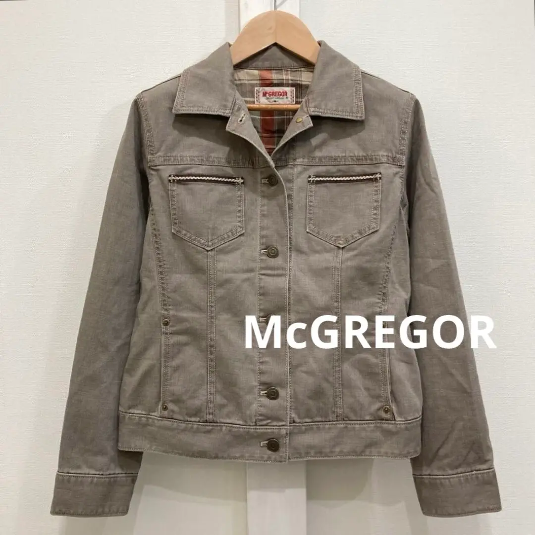 新品 マクレガー 婦人 デニムジャケット 2025年最新】McGREGOR レディース Gジャン・デニムジャケット
