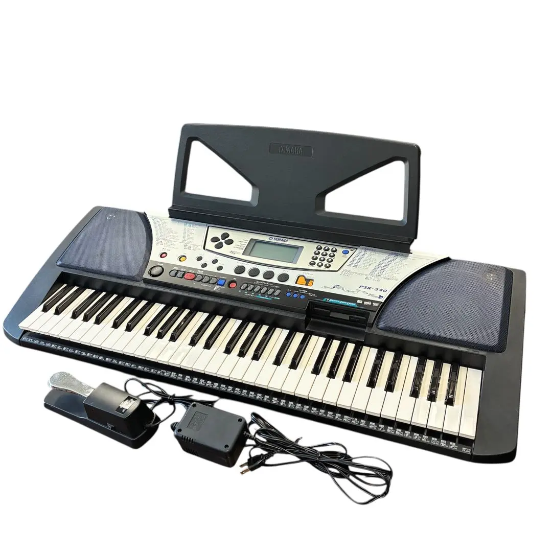 YAMAHA ヤマハ PSR-340 電子キーボード シンセサイザー ペダル付き YAMAHA ヤマハ PSR-340 電子キーボード シンセサイザー 61鍵盤