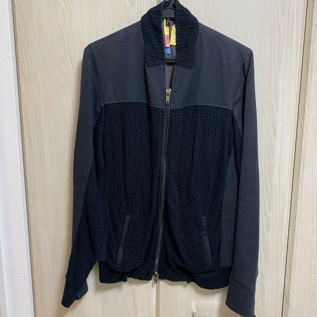 ニットジャケットDANIEL ANDRESEN(ダニエルアンドレセン) 20SS Shirt Jacket コットンリネンシャツジャケット ミドル