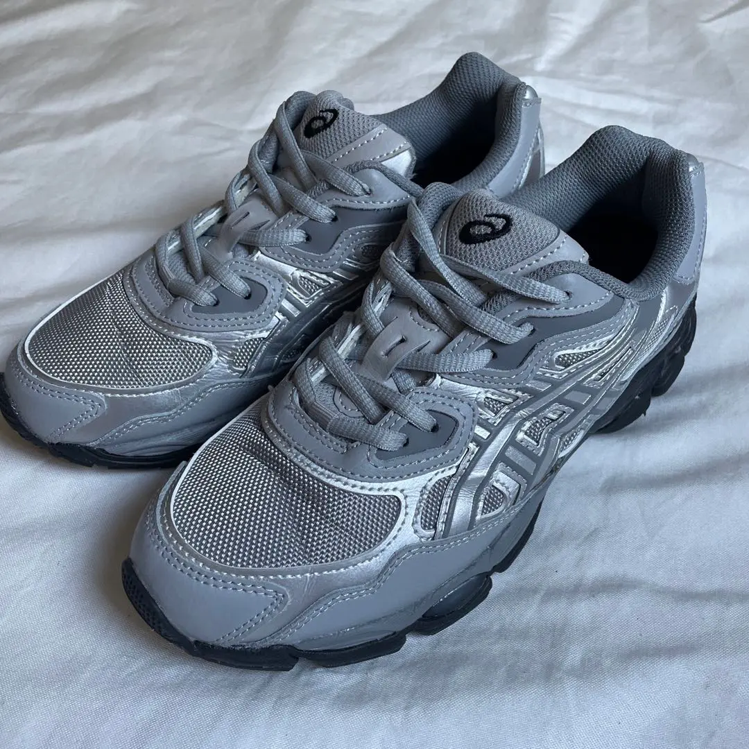 ★人気★ Asics Gel-NYC Mid Grey Sheet Rock ASICS Unisex GEL-NYC Mid Grey Sheet Rock 24 | Sneaker