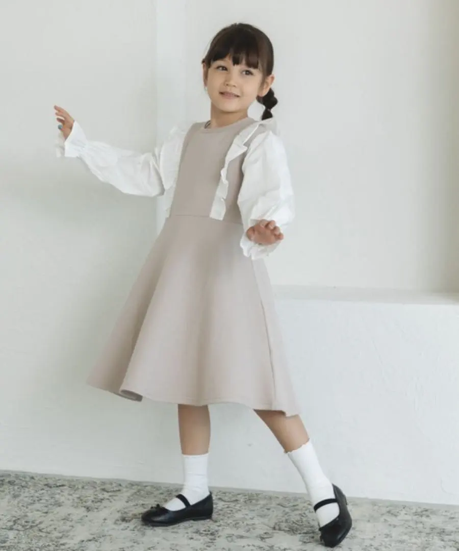 Thumbnail of New with tags, Pairmanon docking fleece dress, frills, candy sleeves