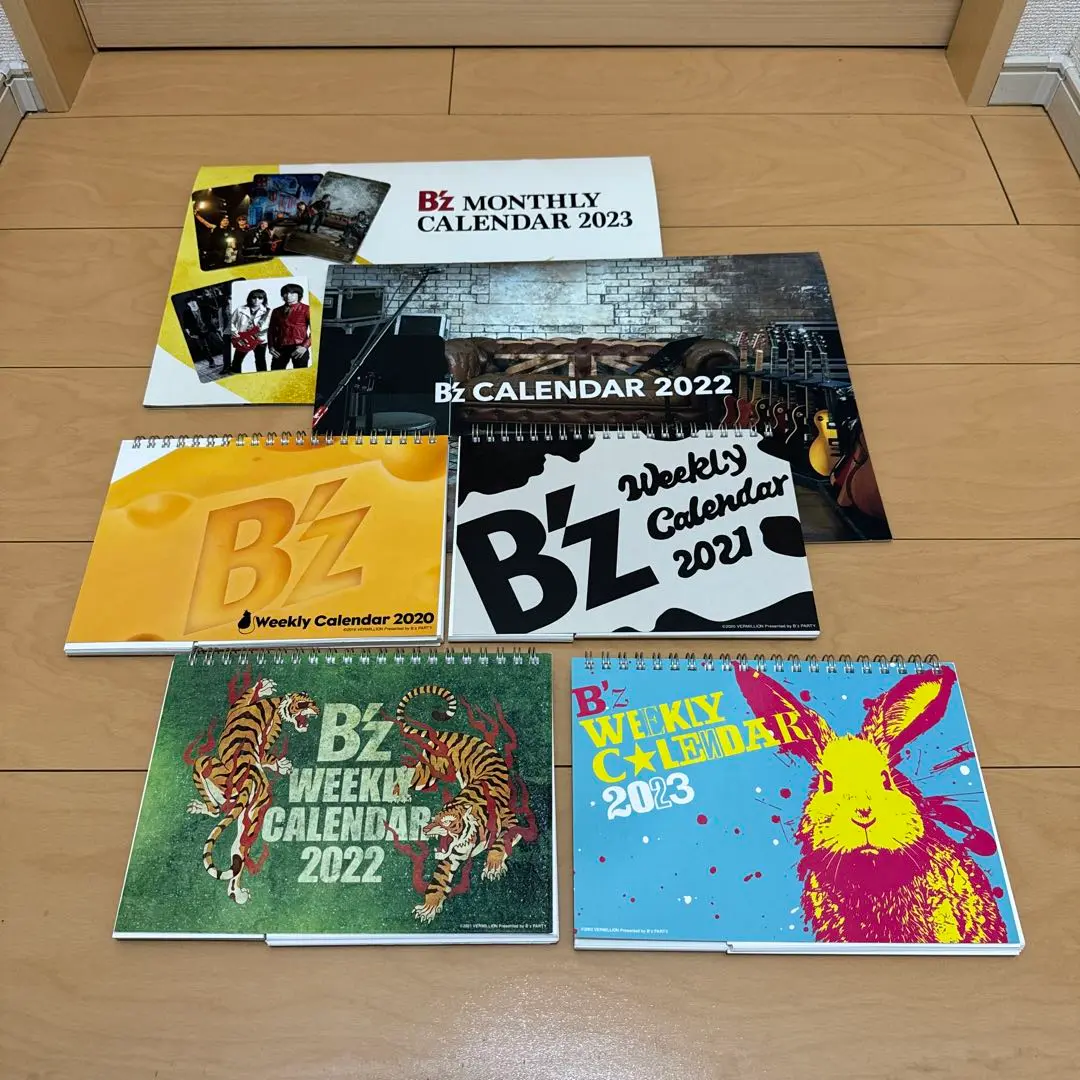B'z ウィークリーカレンダー 週めくり 雑誌 付録 稲葉浩志 松本孝弘