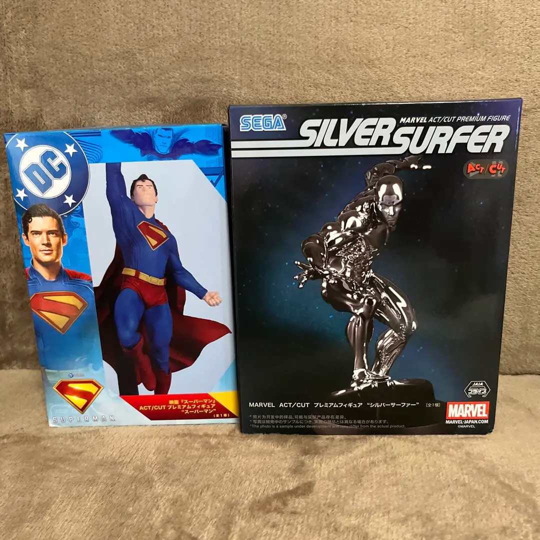 スーパーマン　MARVEL ACT/CUTプレミアムフィギュア　3点セット スーパーマン MARVEL ACT/CUTプレミアムフィギュア 3点セット