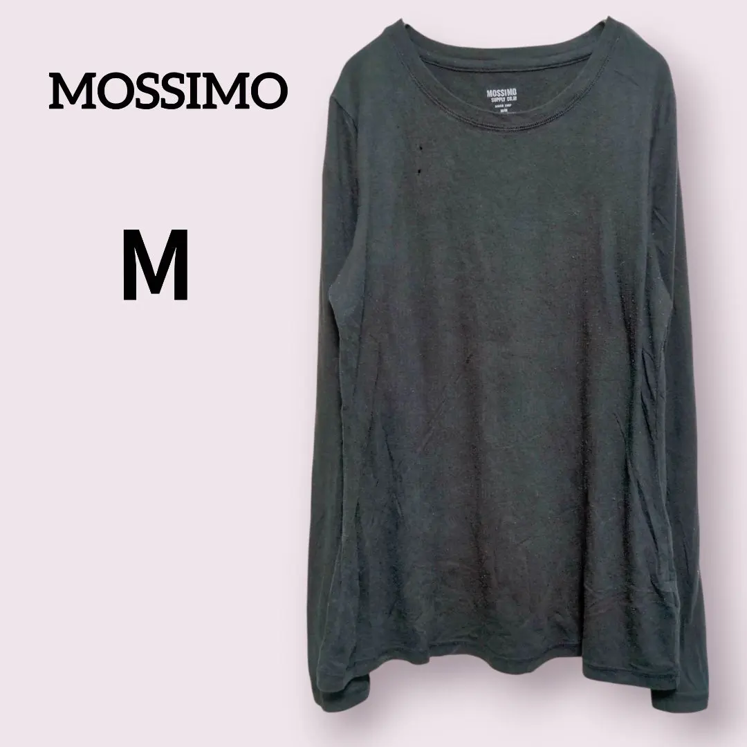 Thumbnail of MOSSIMO 【M】 Long Sleeve Cut and Sewn Long T-shirt Black/Black Vintage Clothing