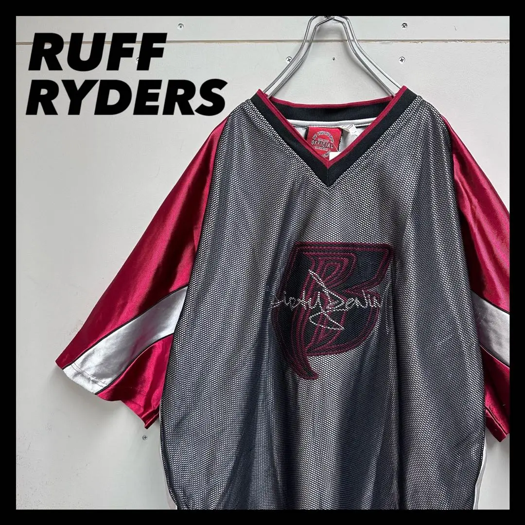 Ruff Ryders ゲームシャツ 中古・古着通販】Ruff ryders (ラフ・ライダーズ) 90'S ゲーム