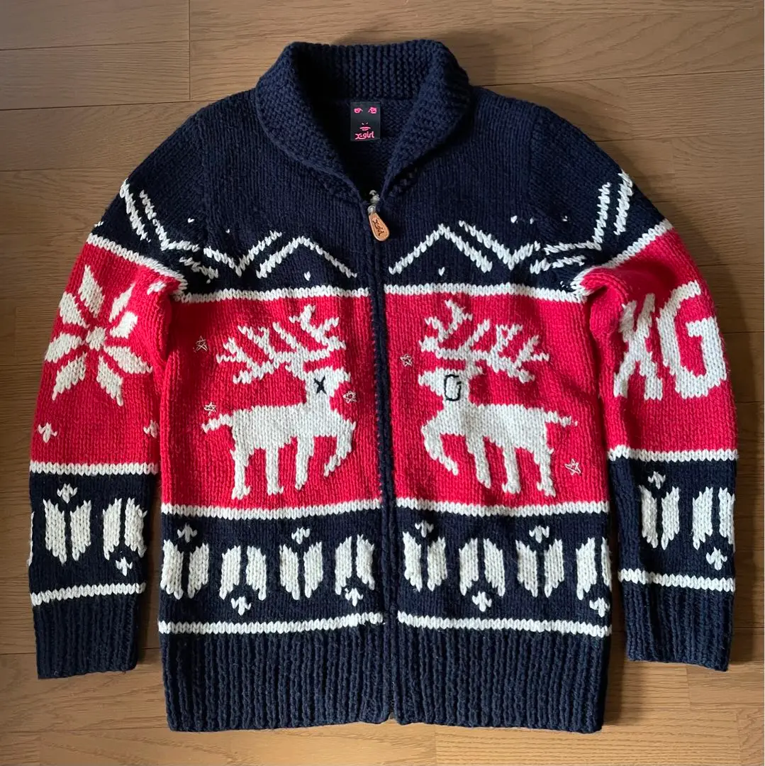 楽天市場】【SALE!!】 【 X-girl エックスガール 】 NORDIC KNIT