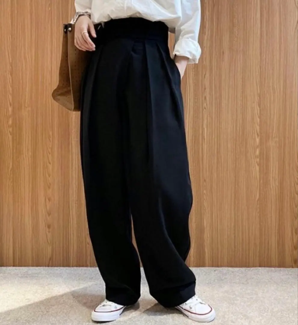 AMERY 打褶寬褲 XL 的縮圖