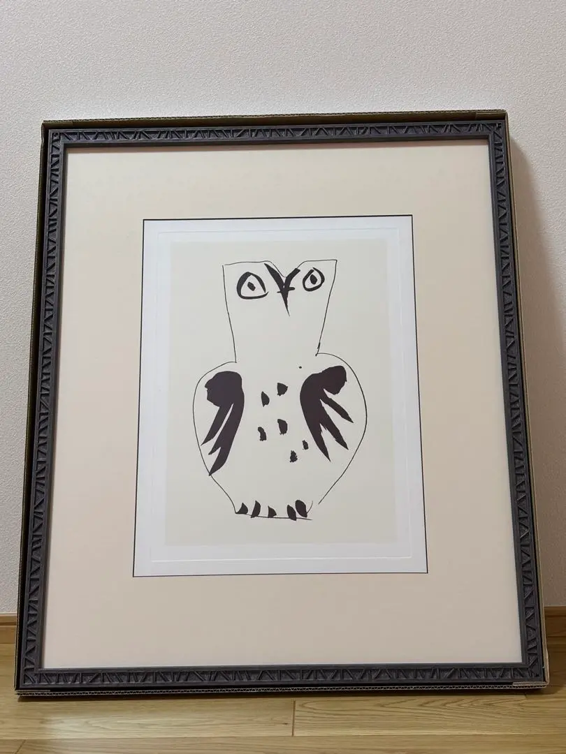 楽天市場】ふくろう 絵画 置物 かわいい アートパネル ピカソ 鳥