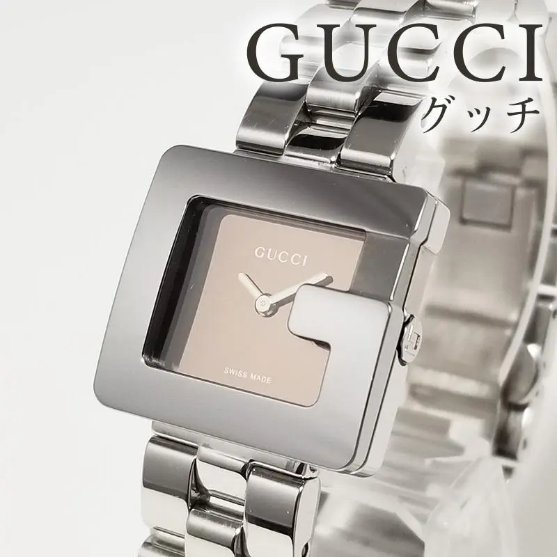 GUCCI Watch 3600J New Battery Working Silver G Square 2 | eBay