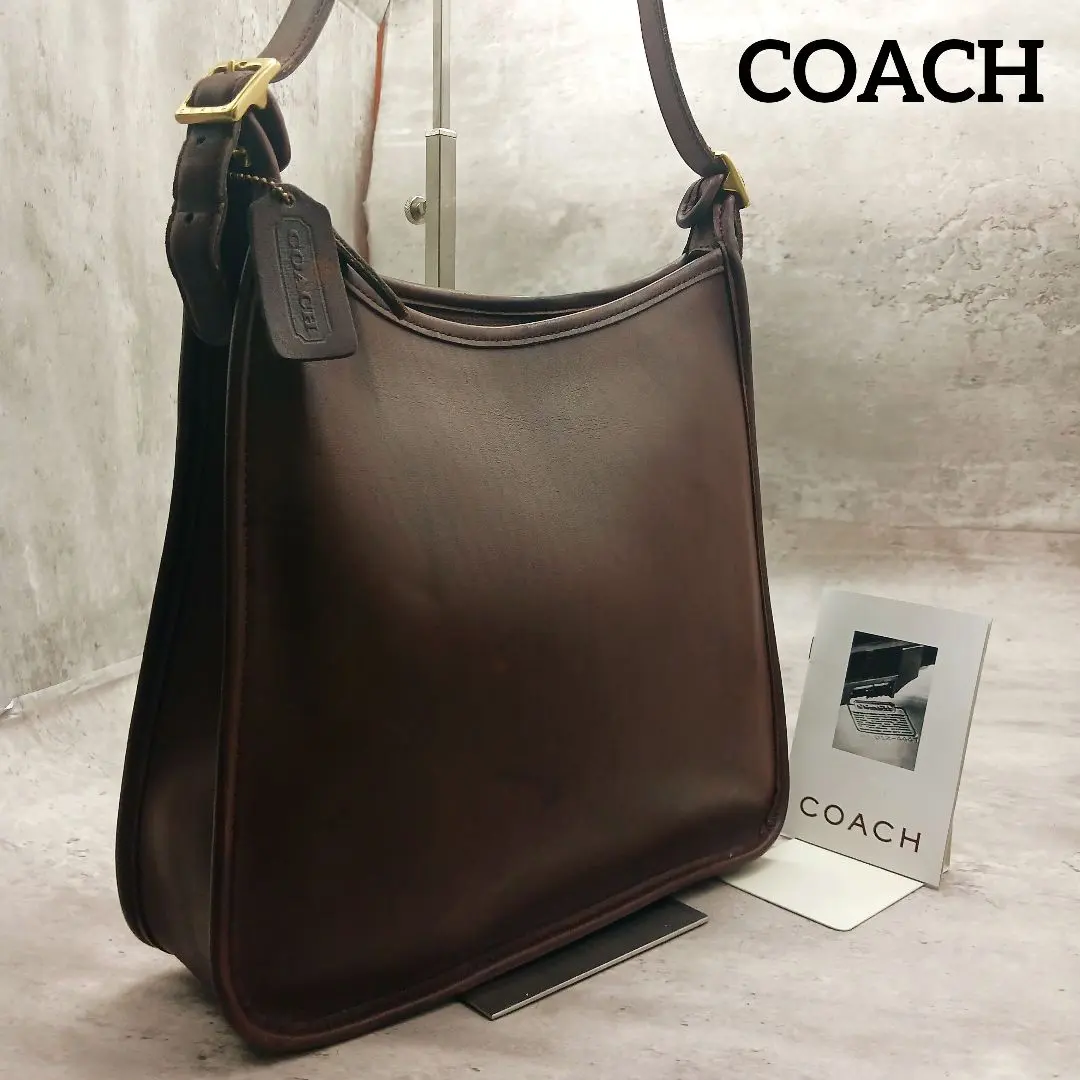 Thumbnail of Excellent Condition ✨ Coach Grab-tan Leather Shoulder Bag Brown Shoulder Bag 9073