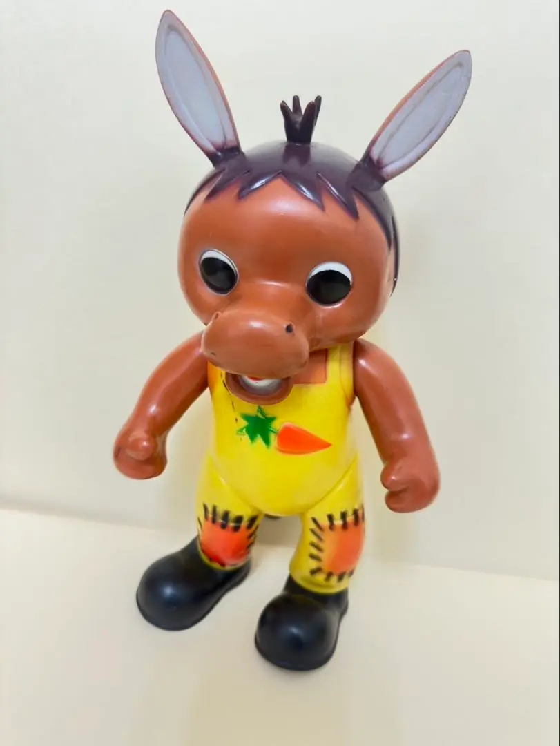 ロバくん　ソフトビニール人形 珍しいサイズ☆ニッコー ロバくん ソフビ人形 26．0cm 当時