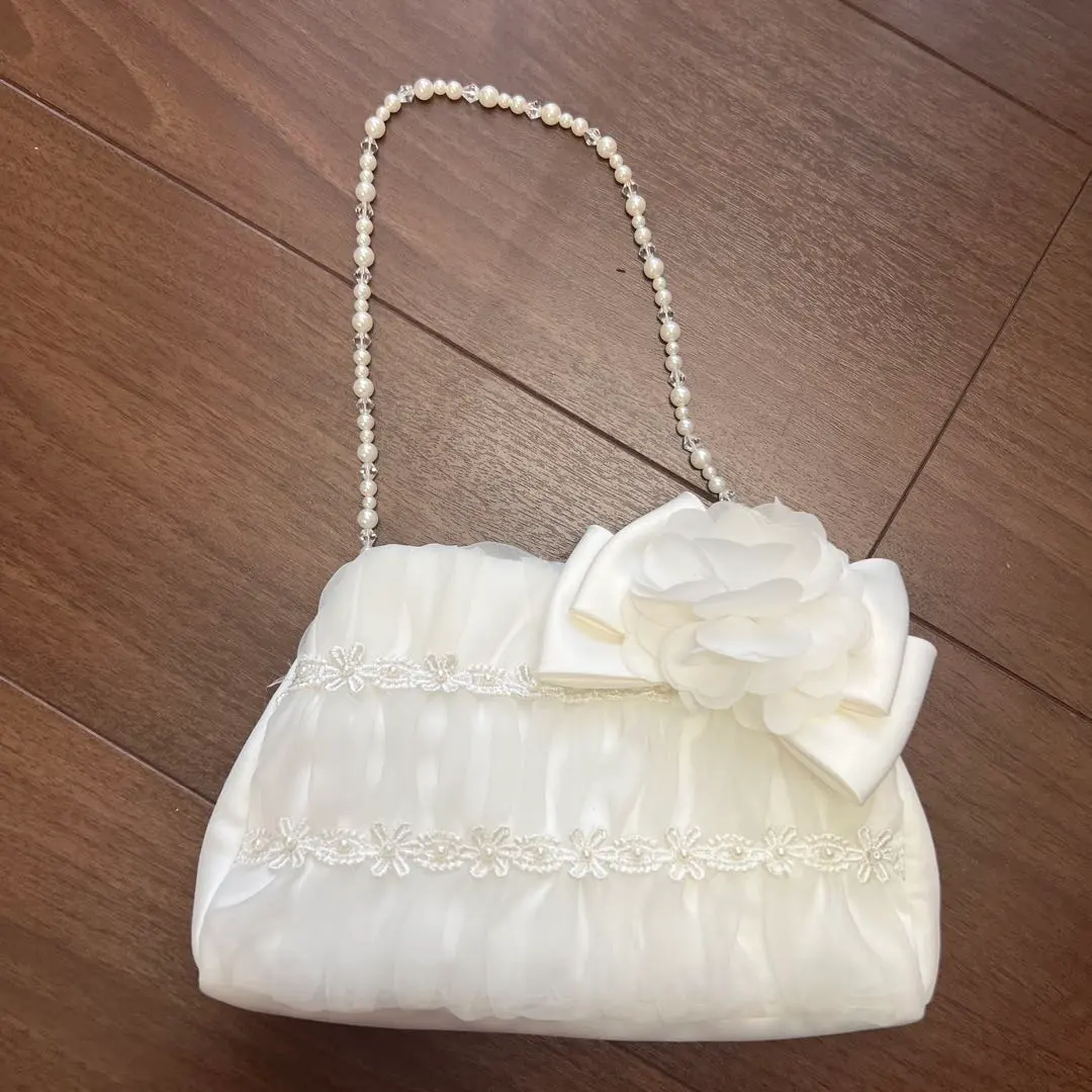 Thumbnail of Motherways White Party Bag Formal Bag for Children
