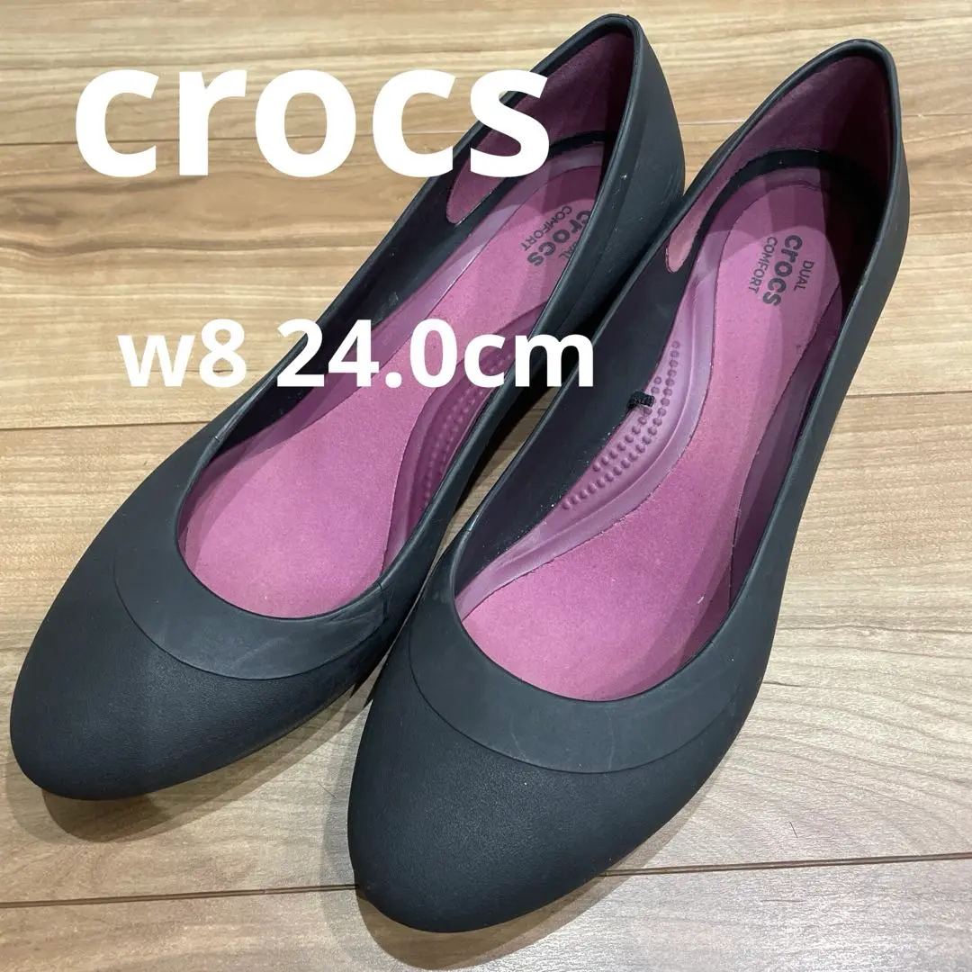 【未使用品】CROCS クロックス　LENA リーナ　W8　ウェッジソール 2025年最新】クロックス リナ ウェッジの人気アイテム - メルカリ