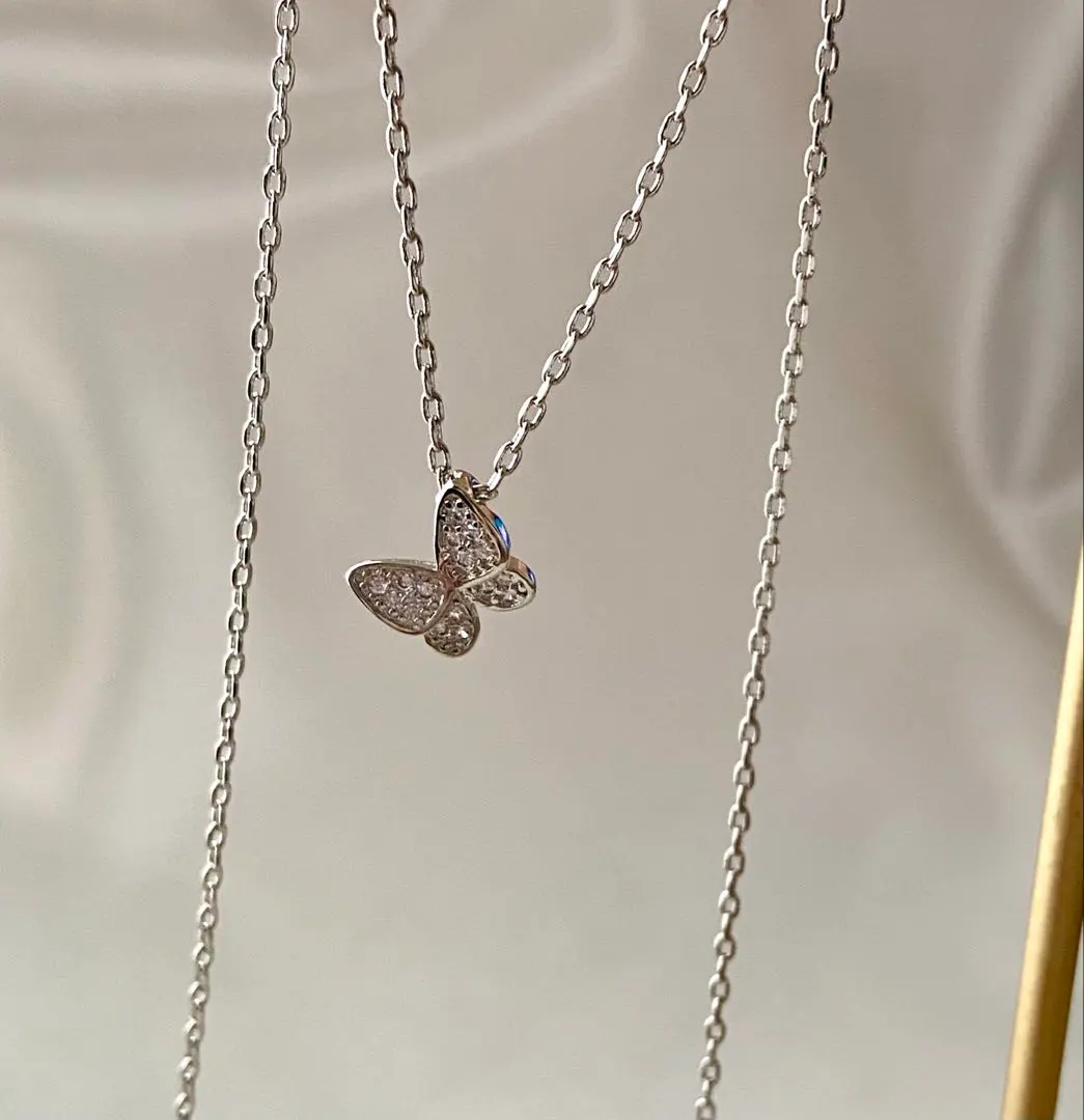 Thumbnail of In-Stock: Korean-style Necklace - Silver Butterfly