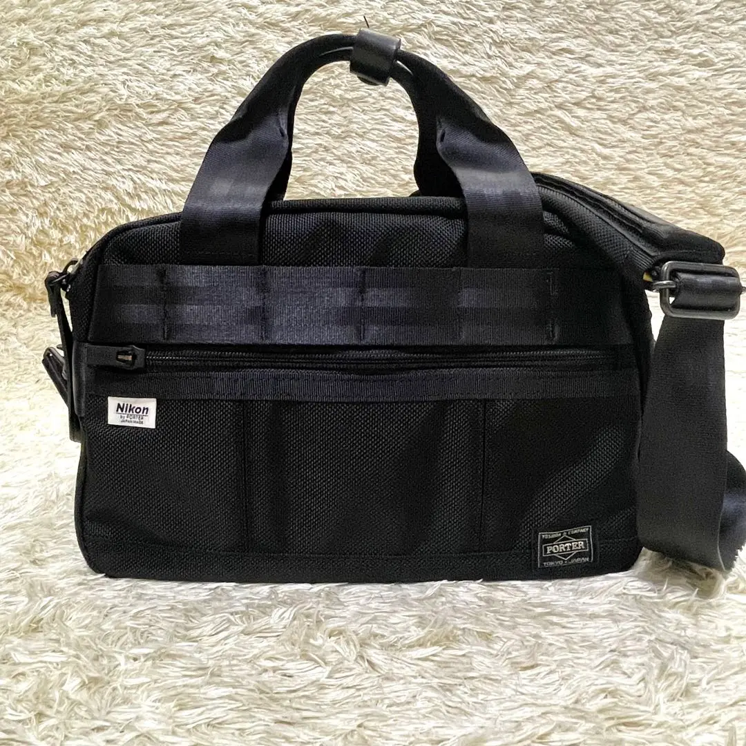 【完売品レア】Nikon x PORTER カメラバッグ ショルダーバッグ Nikon x PORTER レザーオリジナルショルダーバッグ』 コラボ10