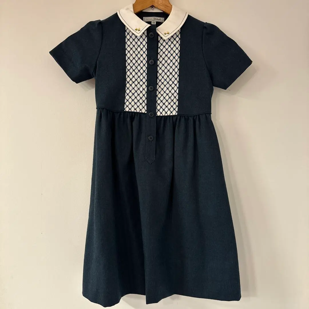 上品☆白金よつば お受験 ワンピース 105 キッズ服(100cm~)