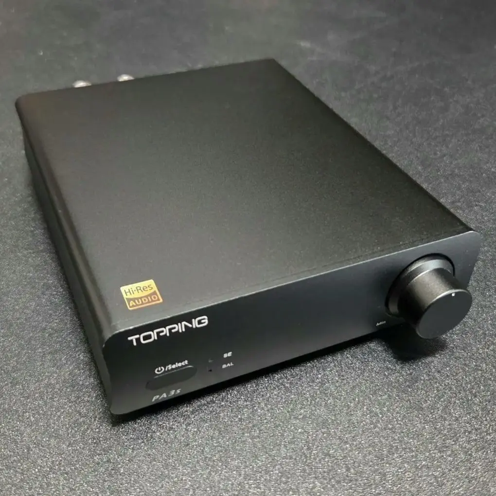 ✨美品✨ Topping PA3s パワーアンプ ブラック 電源ケーブル付き Topping PA3S パワーアンプ フルバランス クラスD アンプ 1年