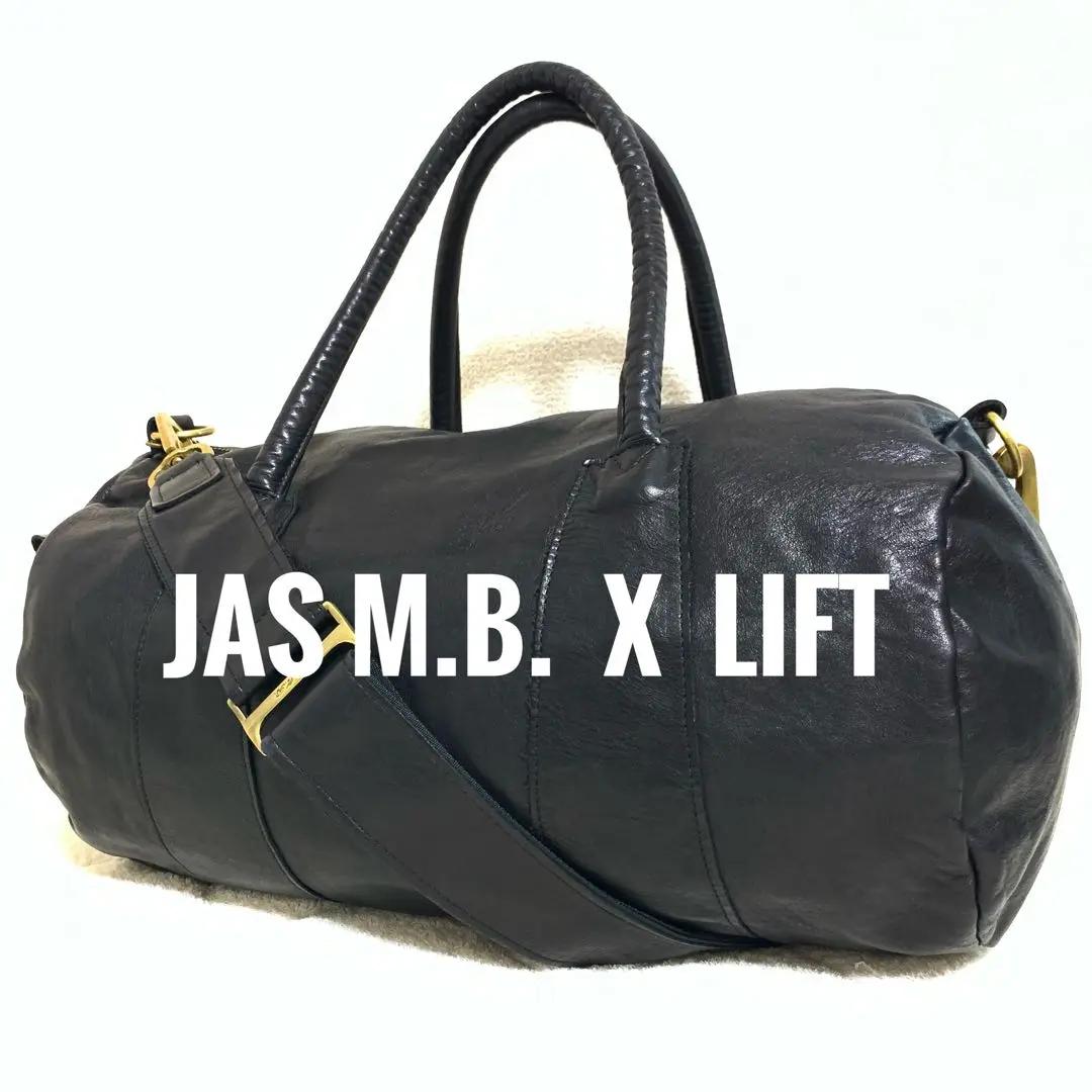 Jas.M.B × LIFT eCRU ボストンバック Jas M.B. Jas.M.B ジャスエムビー × リフトエクリュ LIFT eCRU
