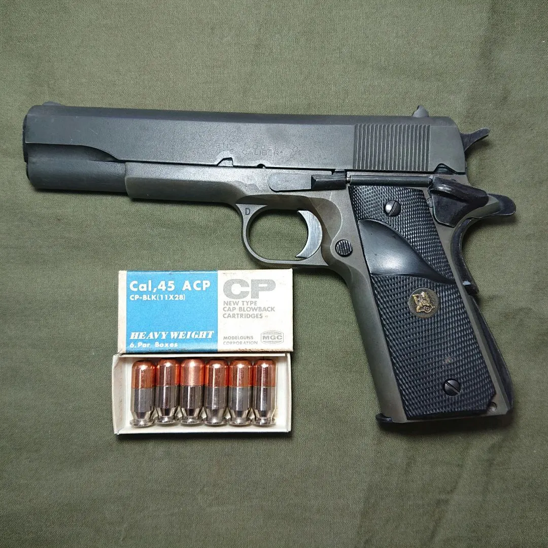 MGC／タイトー M1911 ガバメント HW樹脂製プラスチックモデルガン MGC] M1911A1 ガバメント HW 発火モデルガン (中古)｜エアガン.jp