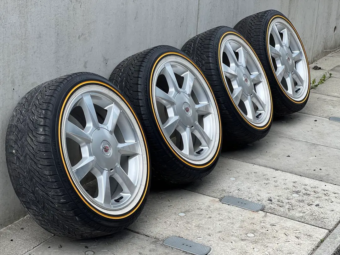 キャデラック　CTS 純正ホイール　スタットレス付き 空気圧センサー付き】キャデラック CTS 純正 17in 8J +48 PCD120