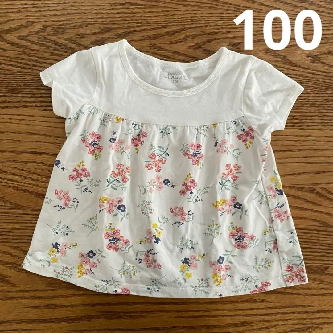 Thumbnail of Flower print T-shirt 100cm Nishimatsuya