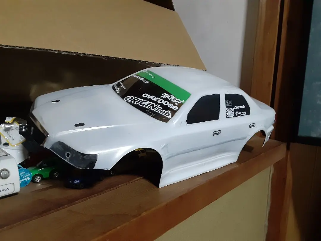 OverDose クレスタ クリアボディデカールセット トヨタ JZX100 クレスタクリアボディー (195mm/デカール