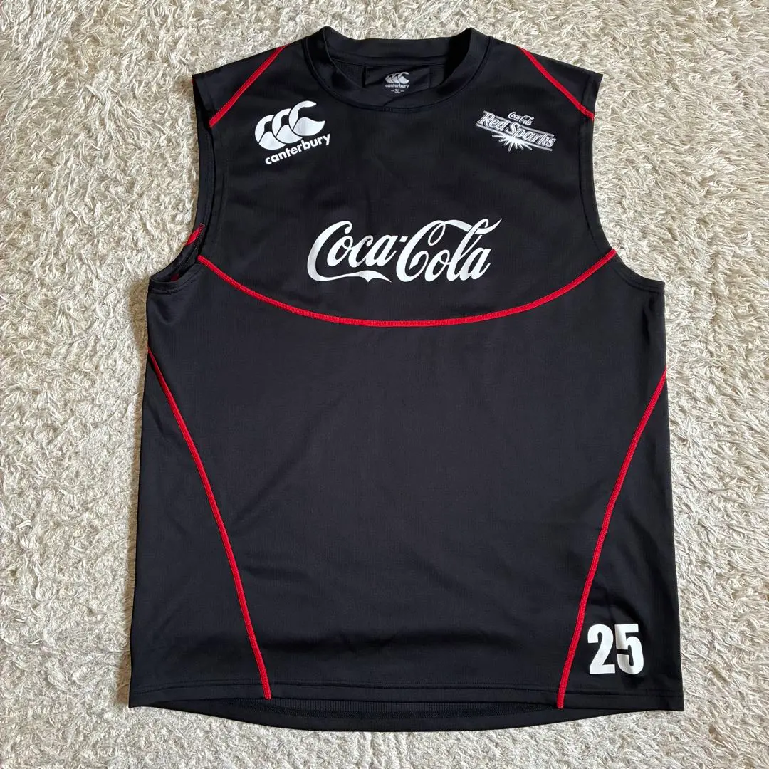 【24時間以内匿名配送】カンタベリー コカコーラ レッドスパークス 2nd XL 24時間以内匿名配送】カンタベリー コカコーラ レッドスパークス